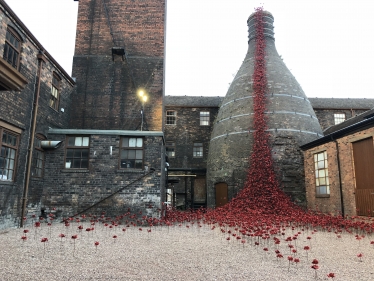 Poppies: Weeping Window at Middleport Pottery