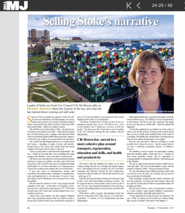 ‘Selling Stoke’s Narrative’ article in The MJ